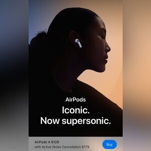 Apple AirPods 4  in Classic White NWT